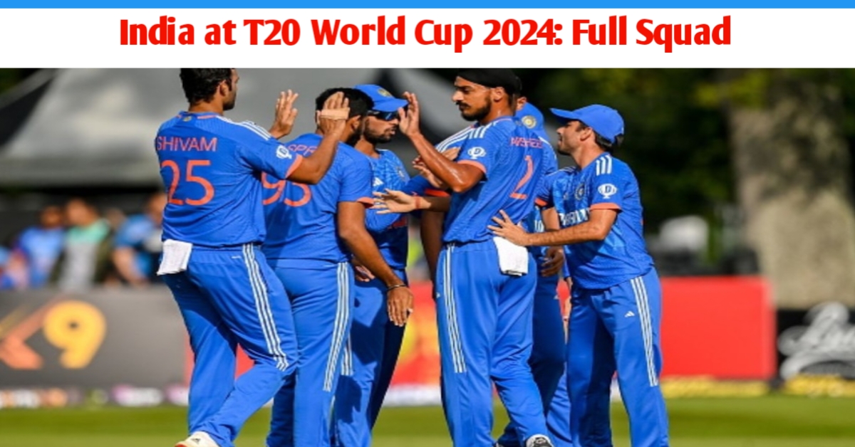 India at T20 World Cup 2024: Full Squad, Schedule, Match Timing