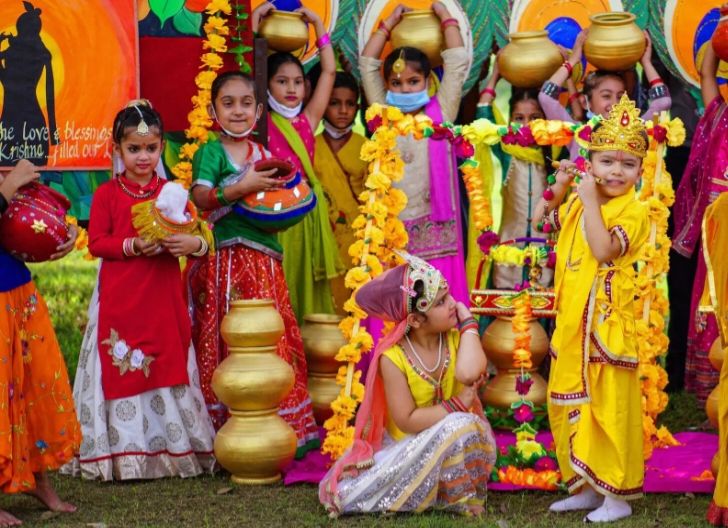 The News House Nation Celebrates Joyous Krishna Janmashtami, Splendid Processions and Devotional Fervor Mark the Occasion