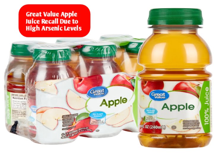 Great Value Apple Juice Recall Due to High Arsenic Levels