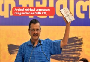 Arvind Kejriwal announces resignation as Delhi CM