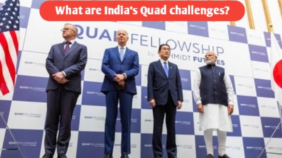 What are India's Quad challenges?