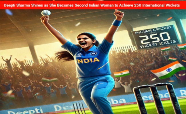 The News House Deepti Sharma Shines as She Becomes Second Indian Woman to Achieve 250 International Wickets